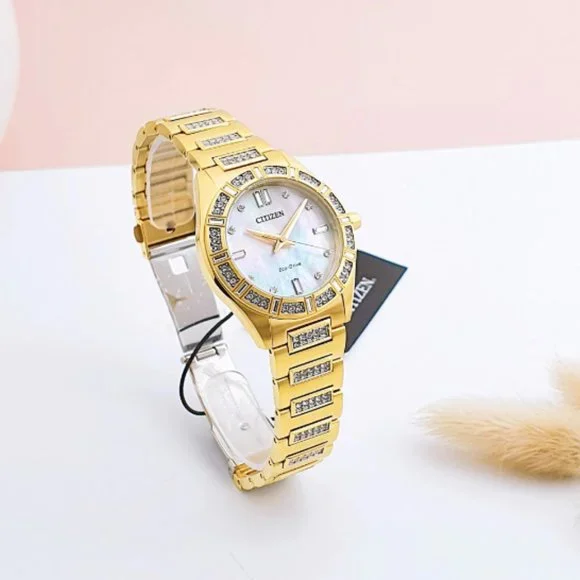 Citizen Eco Drive Diamond Women's 34mm Tone Watch